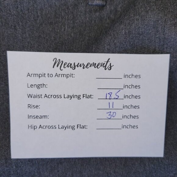 Eddie Bauer Travel Trousers Gray Four Pocket Mid Weight Straight Leg Pants SZ 14 - Picture 10 of 10